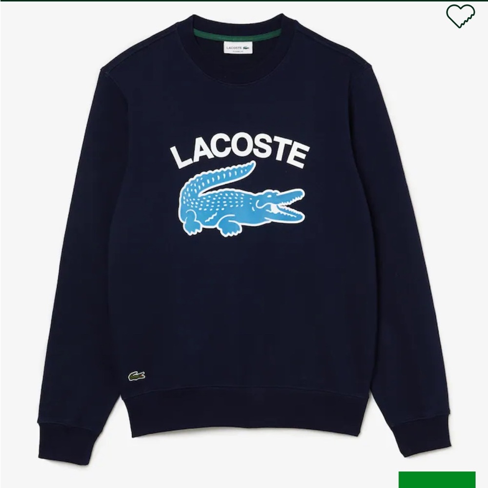 Lacoste Black Crewneck Sweatshirt Mens